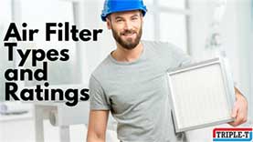 The poster of Air Filter Types and Ratings at St. George, UT