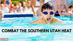 Swimming hot in southern Utah
