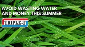 Avoid wasting water and money