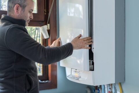 Technician Checking for Water Heater in Utah